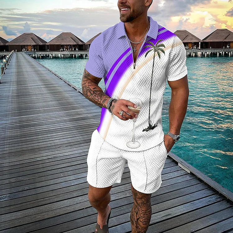 Conjunto De Verão Masculino Palm