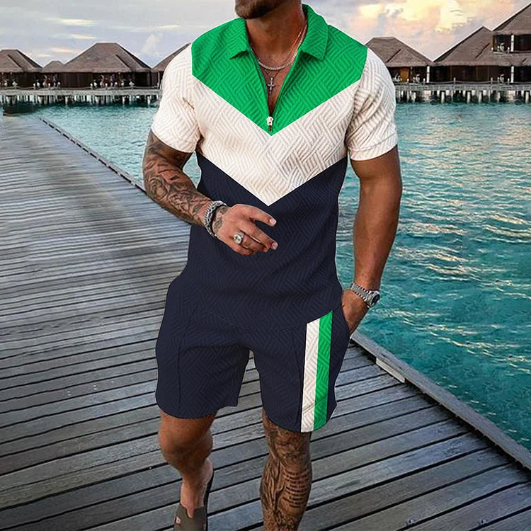 Conjunto De Verão Masculino Atlantic